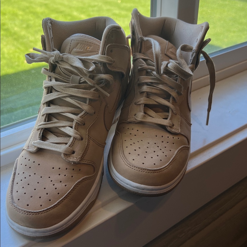 Nike Tan High-Top Sneakers